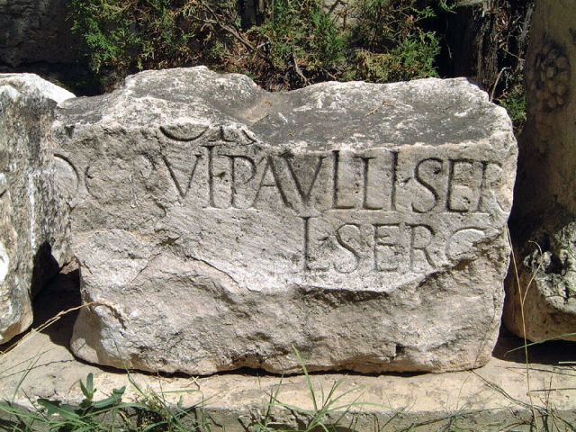 sergius paulus inscription