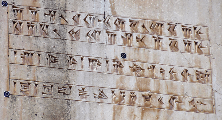 Cyrus Inscription Pasargadae