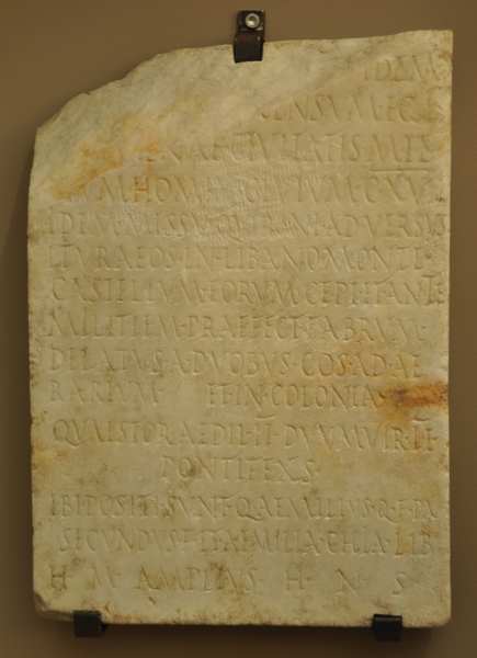 beirut_tombstone_aemilius_census_quirinius_in_apamea